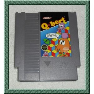 Q BERT video game for the Nintendo NES system