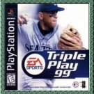 TRIPLE PLAY 99 video game for the Sony Playstation PS1 -DO-