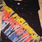 Black top with bandhani print