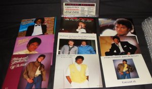 MICHAEL JACKSON 9 singles pack 45rpm - COLORED VINYL- IMPORTED