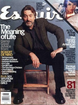 Esquire Magazine-Robert De Niro 01/2003