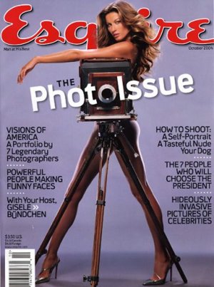 Esquire Magazine-Gisele Bundchen Cover 10/2004
