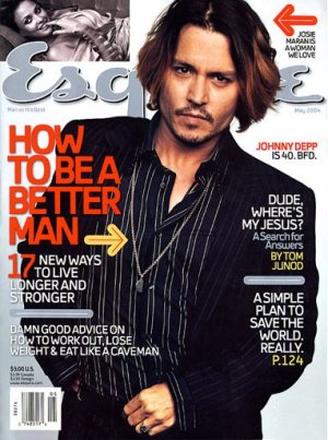 Esquire Magazine-Johnny Depp Cover 05/2004
