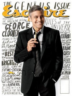 Esquire Magazine-George Clooney 12/2006