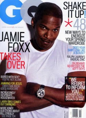 GQ Magazine-Jamie Foxx Cover 02/2005