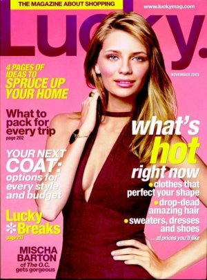 Lucky Magazine-Mischa Barton Cover 11/2003