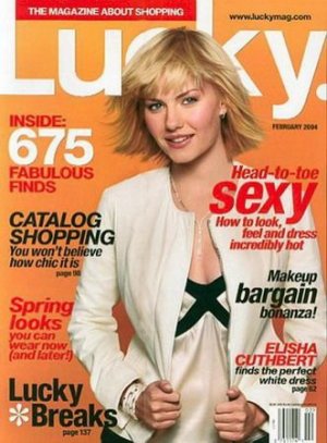 Lucky Magazine-Elisha Cuthbert Cover 02/2004