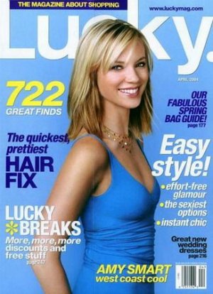 Lucky Magazine-Amy Smart Cover 04/2004