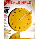 Real Simple Magazine - More Time For You Cover 10/2010