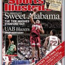 SPORTS ILLUSTRATED "Sweet Alabama" 03/29/2004