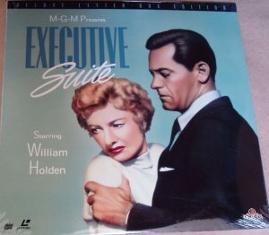 Executive Suite WS Laserdisc starring William Holden, Barbara Stanwyck