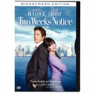TWO WEEKS NOTICE dvd starring Sandra Bullock, Hugh Grant