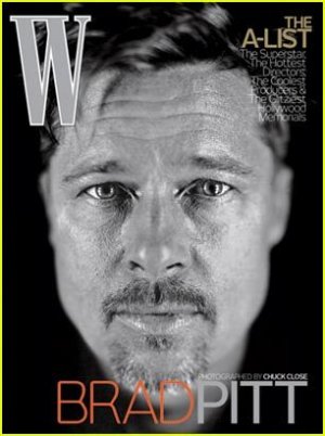 W Magazine-Brad Pitt Cover 02/2009