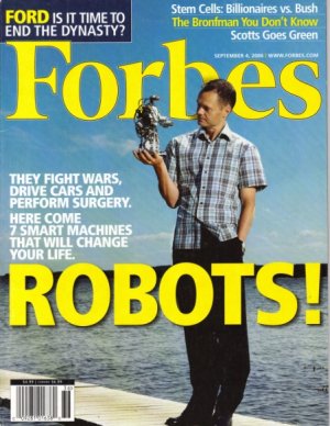 FORBES MAGAZINE 09/04/2006 "Robots!" issue