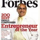 FORBES MAGAZINE 10/29/2007 "Entrepreneur of the Year" issue