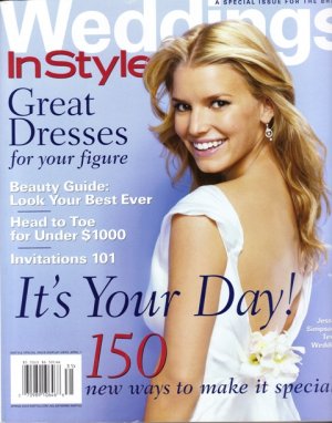 Weddings In Style Magazine-Jessica Simpson Cover 04/2003