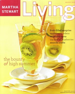 Martha Stewart Living Magazine-August 2003 issue