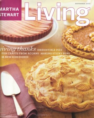 Martha Stewart Living Magazine-November 2003 issue