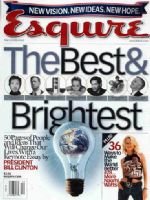 Esquire Magazine-Best & Brightest cover 12/2002 issue