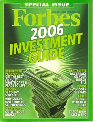 FORBES MAGAZINE 12/12/2005"2006 Investment Guide" issue