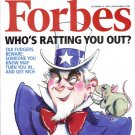 FORBES MAGAZINE 12/14/2009"Who's Ratting You Out?" issue