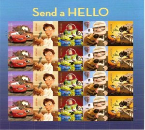 Disney Pixar Animation Sheet 20 USA Postage Stamps