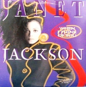 JANET JACKSON, WHEN I THINK OF YOU - 12" SINGLE LP