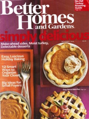 Better Homes & Garden-Simply Delicious Issue 11/2009