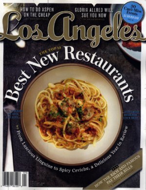 LOS ANGELES MAGAZINE-BEST NEW RESTAURANTS 01/2012