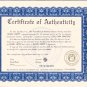 Signed Michael Cooper Photo with Certificate of Authenticity