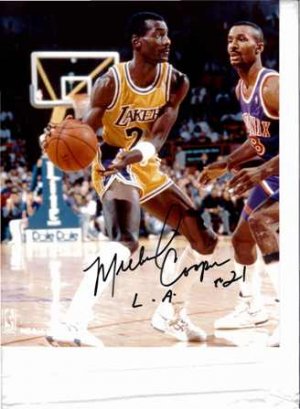Signed Michael Cooper Photo with Certificate of Authenticity