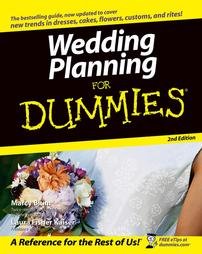 Wedding Planning For Dummies by Marcy Blum 2nd Edition