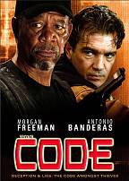The Code DvD starring Morgan Freeman, Antonio Banderas