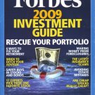 FORBES MAGAZINE 12/8/08 "2009 Investment Guide" issue