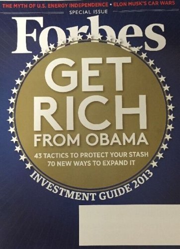 FORBES MAGAZINE 12/10/12 Investment Guide issue
