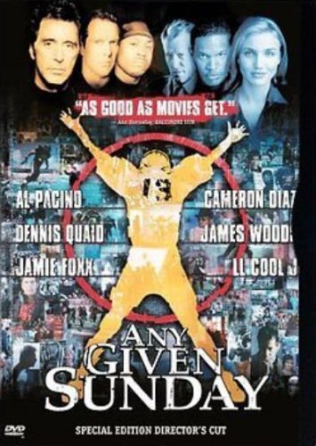 Any Given Sunday DvD Al Pacino, Cameron Diaz, Jamie Foxx