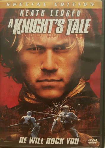 A Knight's Tale DvD starring Heath Ledger, Mark Addy and Rufus Sewell