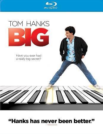 BIG (Blu-ray) starring Tom Hanks, Elizabeth Perkins, Robert Loggia