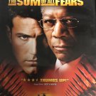 The Sum of All Fears DvD Widescreen - Ben Affleck and Morgan Freeman