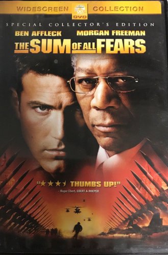 The Sum of All Fears DvD Widescreen - Ben Affleck and Morgan Freeman