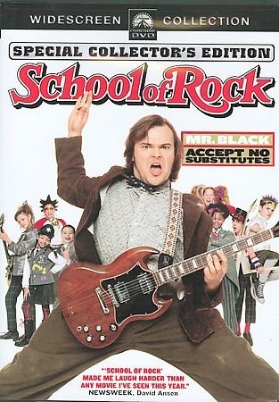School of Rock DvD Widescreen Edition - Jack Black, Sarah Silverman