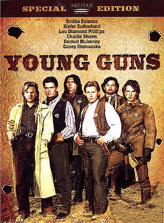 Young Guns (Special Edition) DvD -  Kiefer Sutherland, Lou Diamond Philips