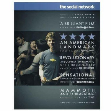 The Social Network Two-Disc Edition (Bluray) Jesse Eisenberg, Andrew Garfield