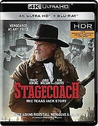 Stagecoach:The Texas Jack Story 4K Ultra HDBlu-ray Sealed New w/Slipcover