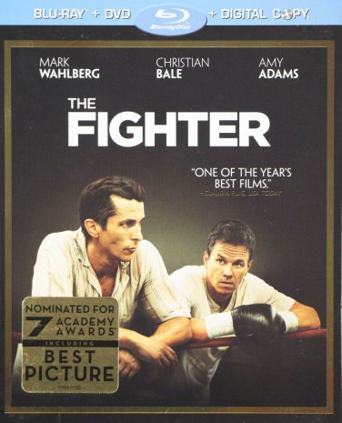 The Fighter Blu-ray/DVD, 2011, 2-Disc Set Mark Walberg & Christian Bale