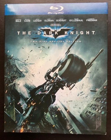 Dark Knight [Blu-ray] starring Christian Bale, Heath Ledger, Michael Caine