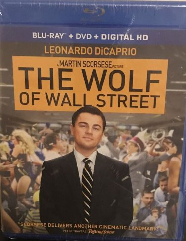 The Wolf of Wall Street (Blu-ray) Leonardo Dicaprio, Jonah Hill & Margot Robbie