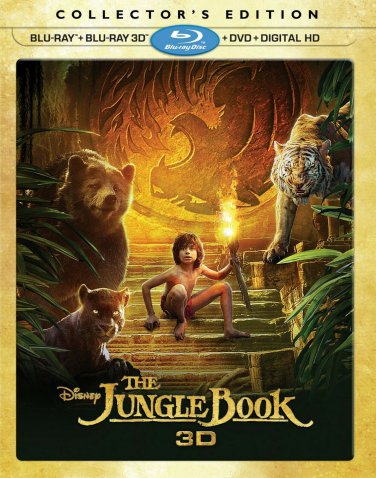 The Jungle Book (3D Blu-ray/Blu-ray/DVD/Digital HD) Collector&acirc;��s Edition + Slipcover