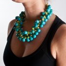 Blue and Green Turquoise Necklace