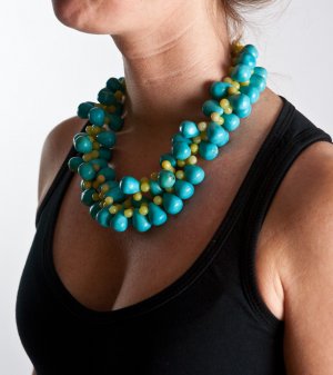 Blue and Green Turquoise Necklace